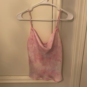 Superdown pink the dye camisole